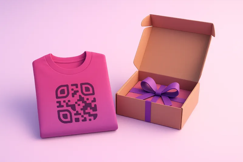 T-shirt à QR code personnalisé imprimé à la demande et livré T-shirt à QR code personnalisé imprimé à la demande et livré